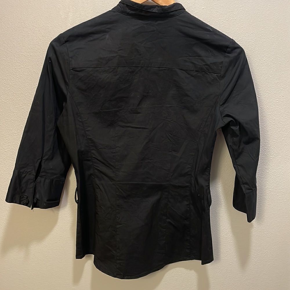 MAX Rave woman’s black button down shirt - Picture 6 of 9